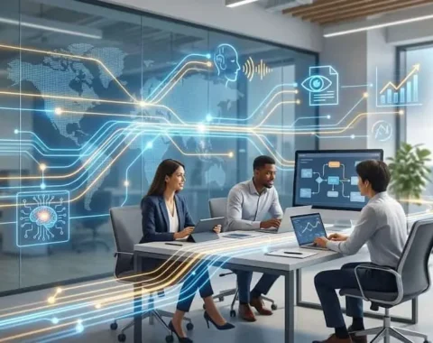 AI automation helping businesses streamline workflows and improve productivity